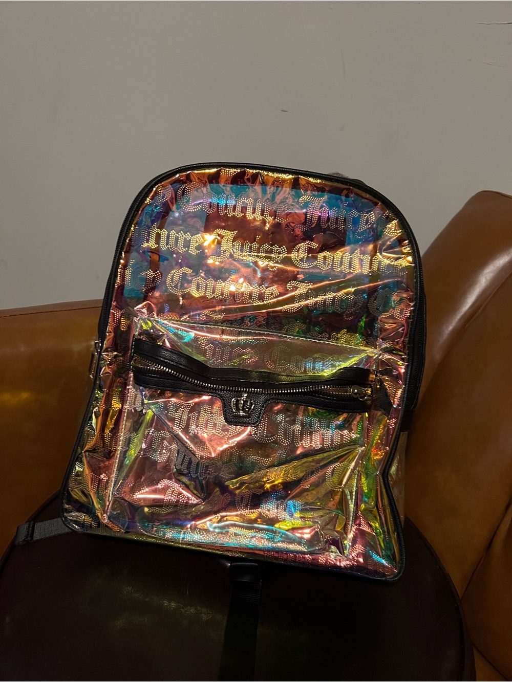 Juicy Couture iridescent backpack